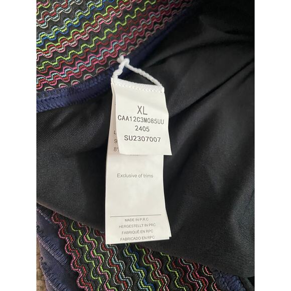 NWT - CUPSHE Bikini set - Size XL - Dark Blue and Multicolored - Picture 9 of 12